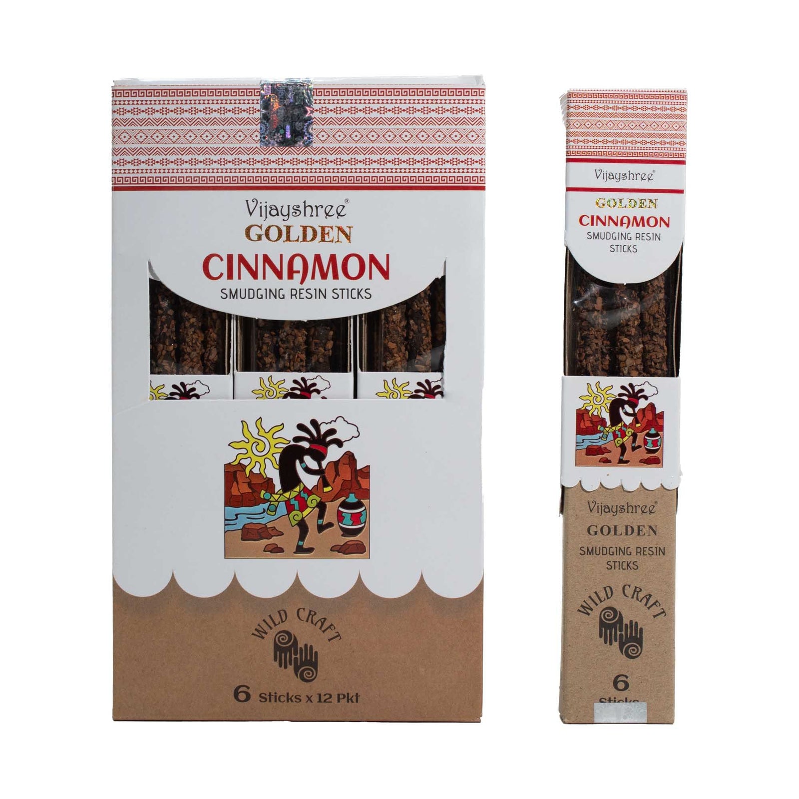 Golden Cinnamon Smudging Resin Sticks - 30g product image