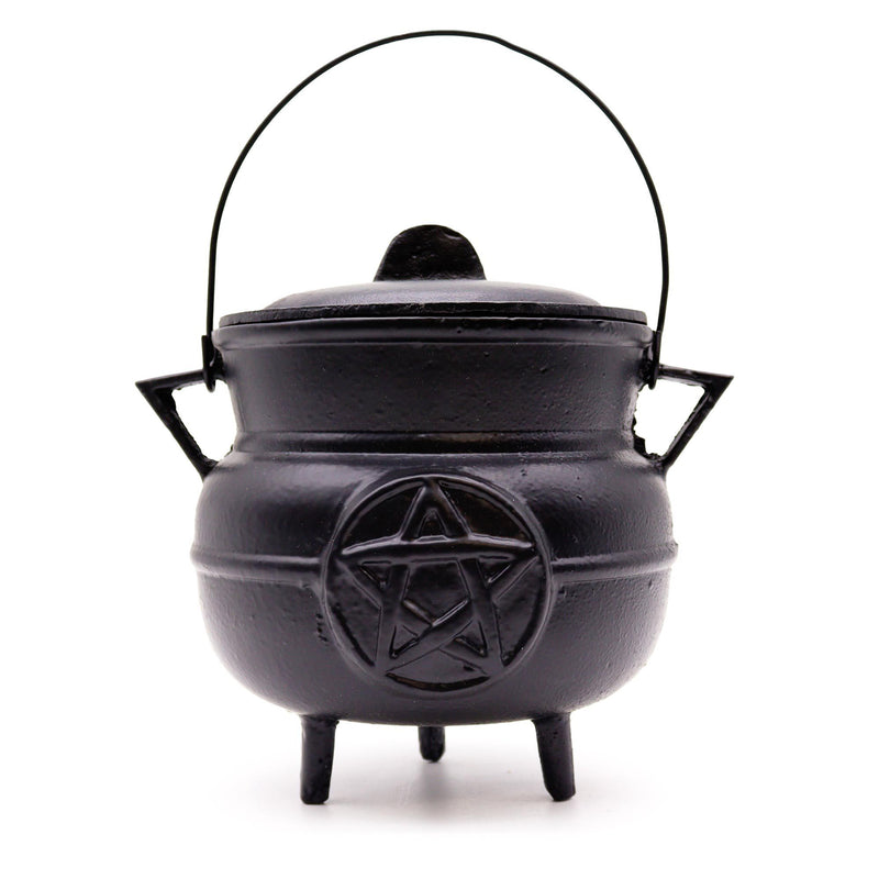 Huge Cast Iron Cauldron with Pentagon 21x15cm product image
