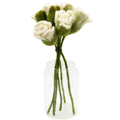 Felt Flowers - White Roses product image 3