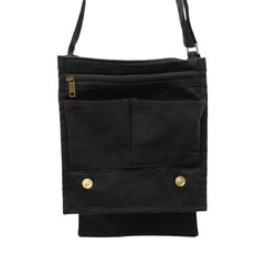Cotton Canvas Messenger Bag - Black product image 2