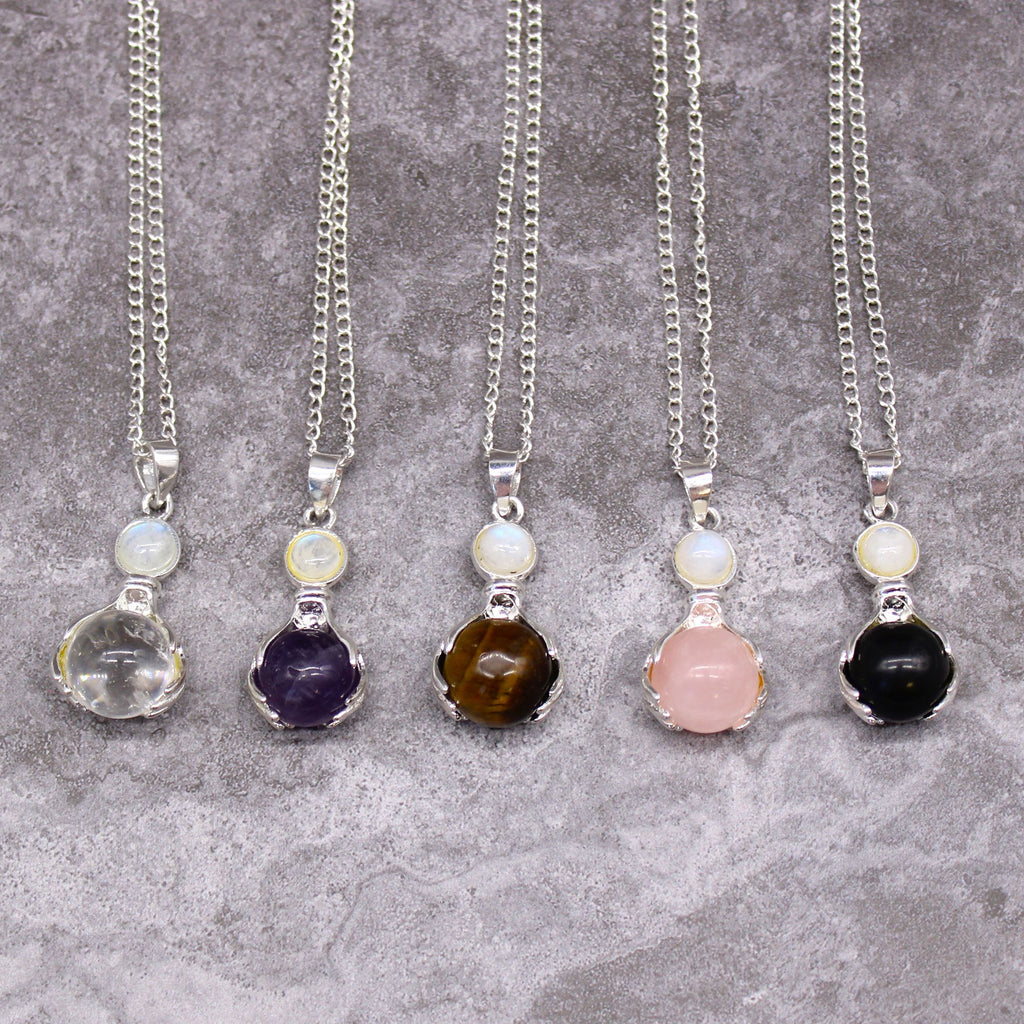 Gemstone Healing Hands Pendant - Tiger Eye product image 5