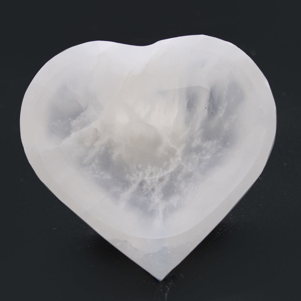 Selenite Heart Bowl - 10cm product image 4