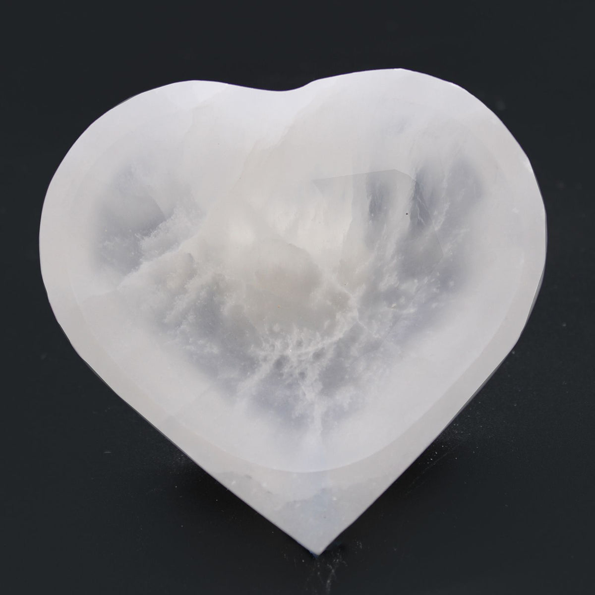 Selenite Heart Bowl - 10cm product image 4