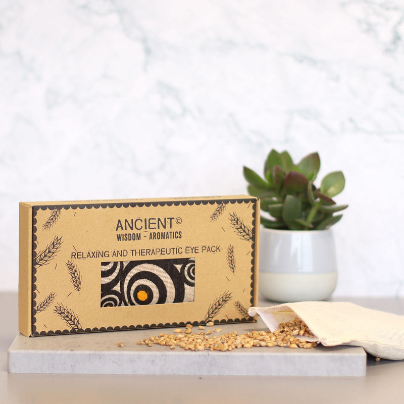 Lavender Natural Cotton and Juco Eye Pillow in Gift Box - Illusion product image
