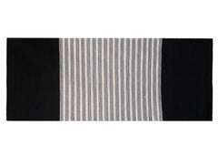Indian Cotton Rug - 70x170cm - Black / Grey product image 2