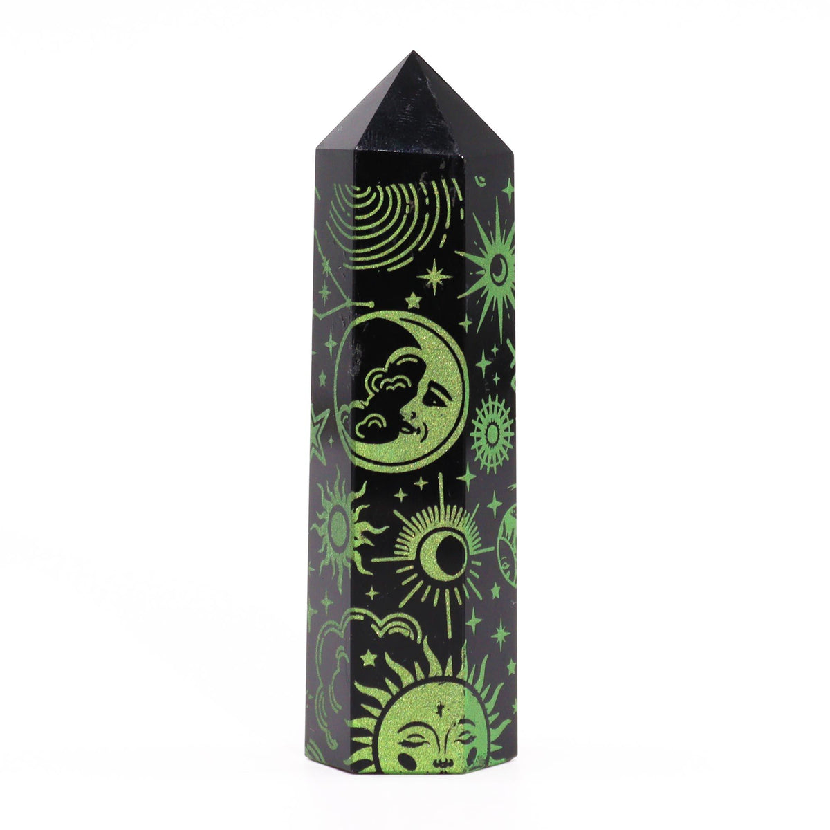 Black Obsidian Point - Mystic Story - Forest Green - product image 3