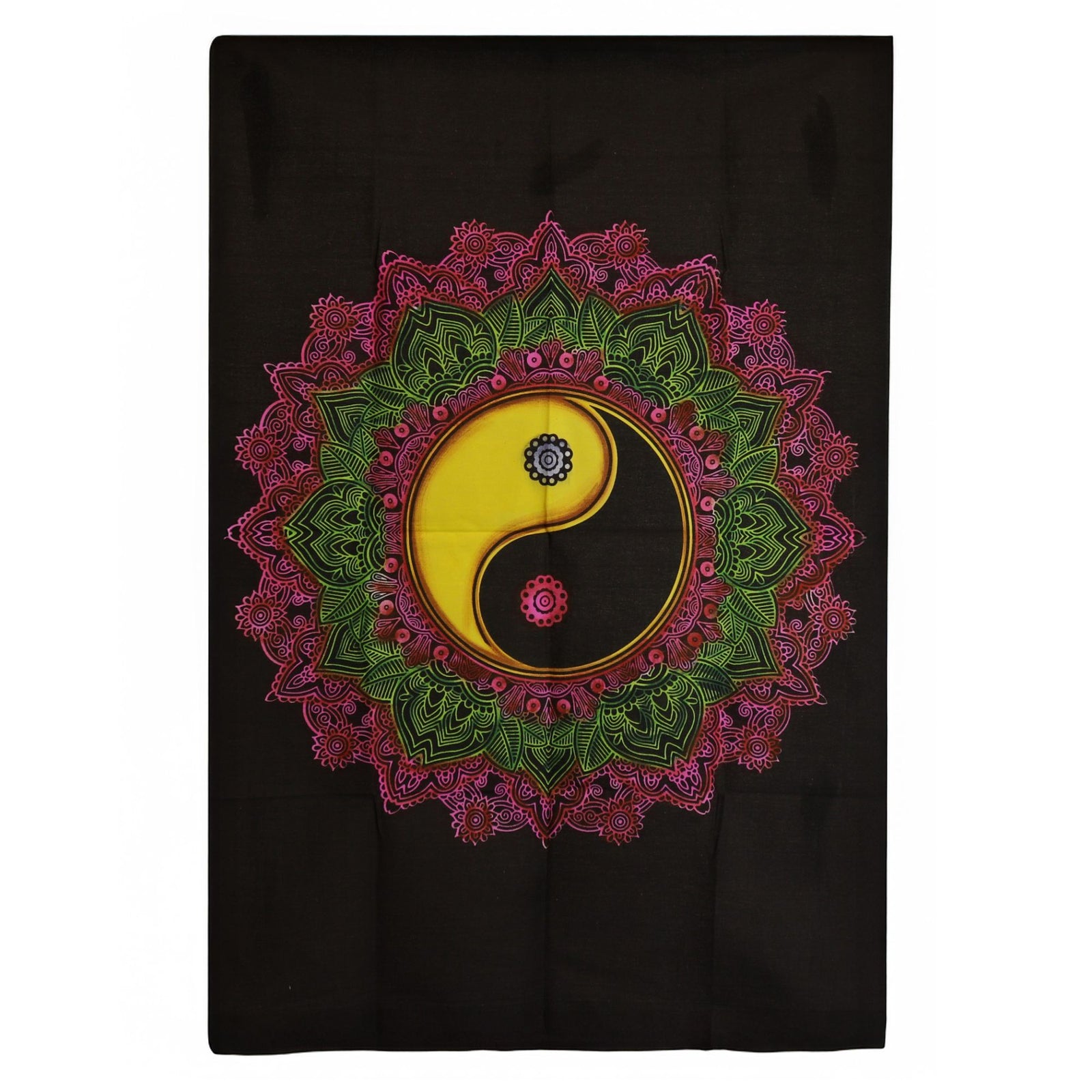Cotton Wall Art (70x110cm) - Ying & Yang Mandala product image