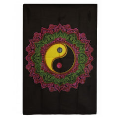 Cotton Wall Art (70x110cm) - Ying & Yang Mandala product image
