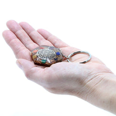 Orgonite Power Keyring - Octagon Flower of Life product image 6