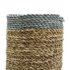 Seagrass & Abu-Abu Raffia Set - 2 Vase & 2 Bins product image 3