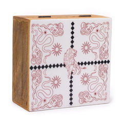 Hop Hare Big Enameled Square Box - Lion & Snakes product image 2