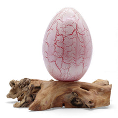 DriftGlow Lamp Crackle Fire Egg Shade - Orange product image 11