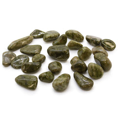 Small African Tumble Stones - Epidote Snowflake product image