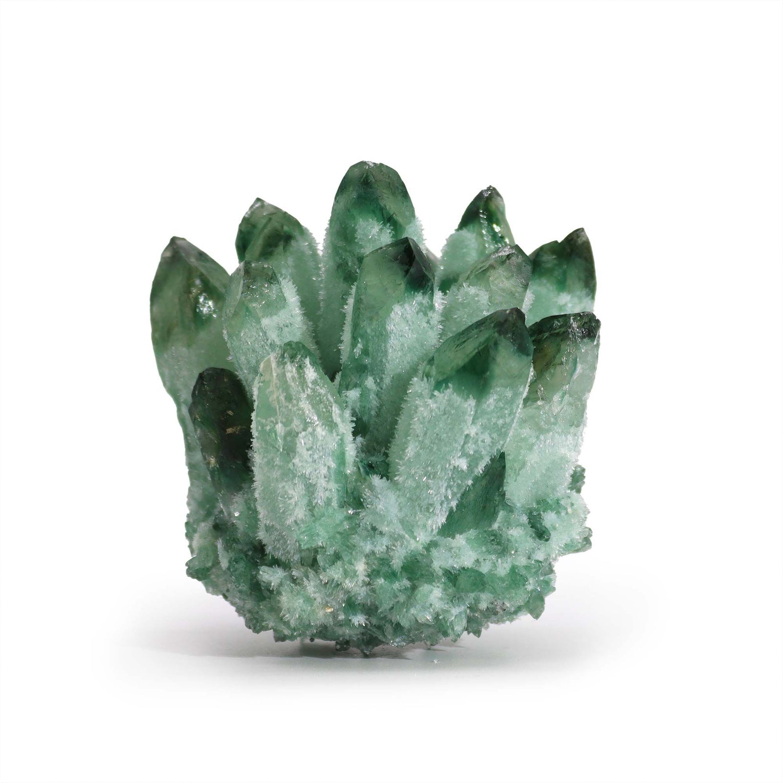 Crafted Quartz Cluster - Green Ghost Quartz product image