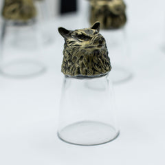 Gift Set of 12 Bottom Up Shot Glasses (25ml) - Forest & Mystical Creatures - Antique Bronze product image 19