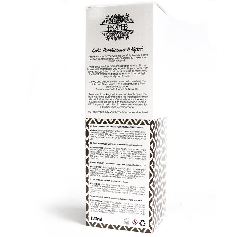 120ml Reed Diffuser - Gold, Frankincense & Myrrh product image