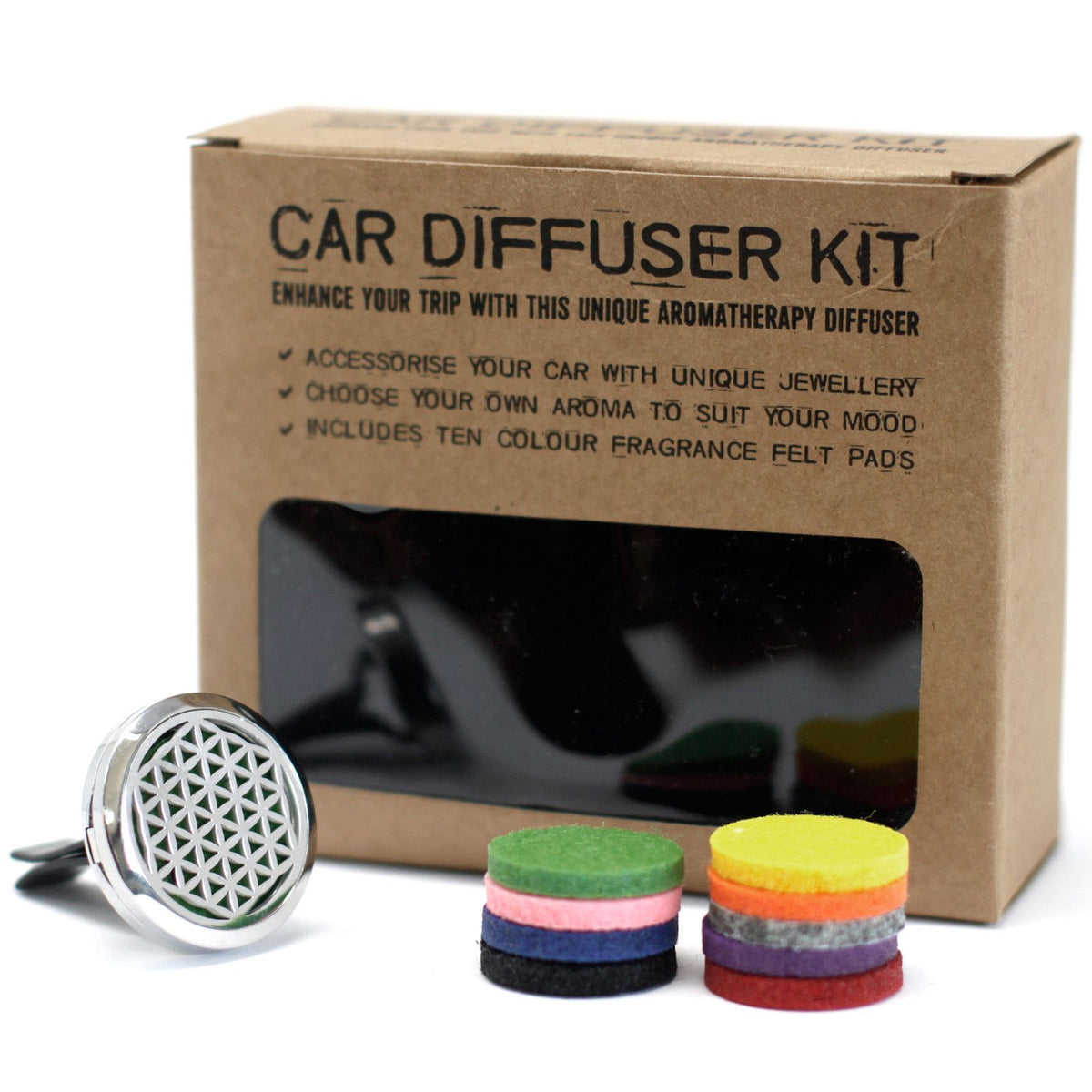 Car Diffuser Kit - Flower of Life - 30mm product image 8