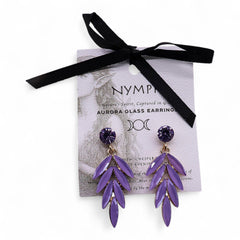 Lavender - Vintage Glass - Faries - Earrings product image 3