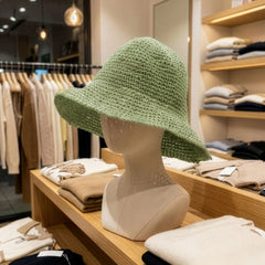 Nomad Sari Floppy Straw Sun Hat - Moss Green product image 5