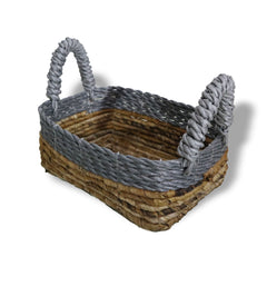 Banana Leaf & Abu-Abu Raffia Square Basket- Set of 3 product image 3