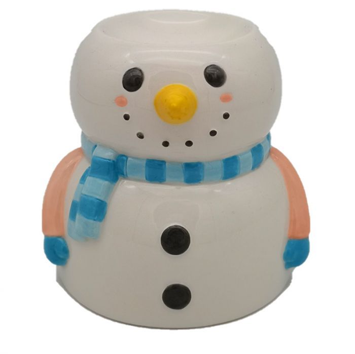 Snowman Shaped Christmas Ceramic Oil Burner product image