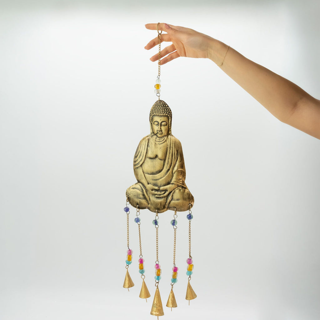 Indian Chimes - Lrg Buddha 5 Bell Chimes product image