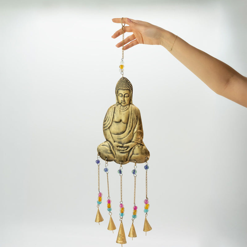 Indian Chimes - Lrg Buddha 5 Bell Chimes product image