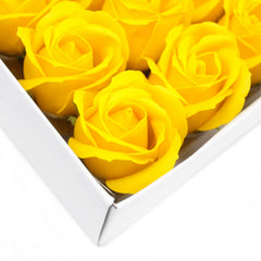Craft Soap Flowers - Med Rose - Yellow product image 5