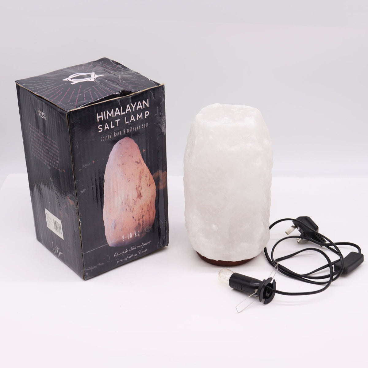 Crystal Rock Himalayan Salt Lamp - & Base apx 8-10kg product image 3
