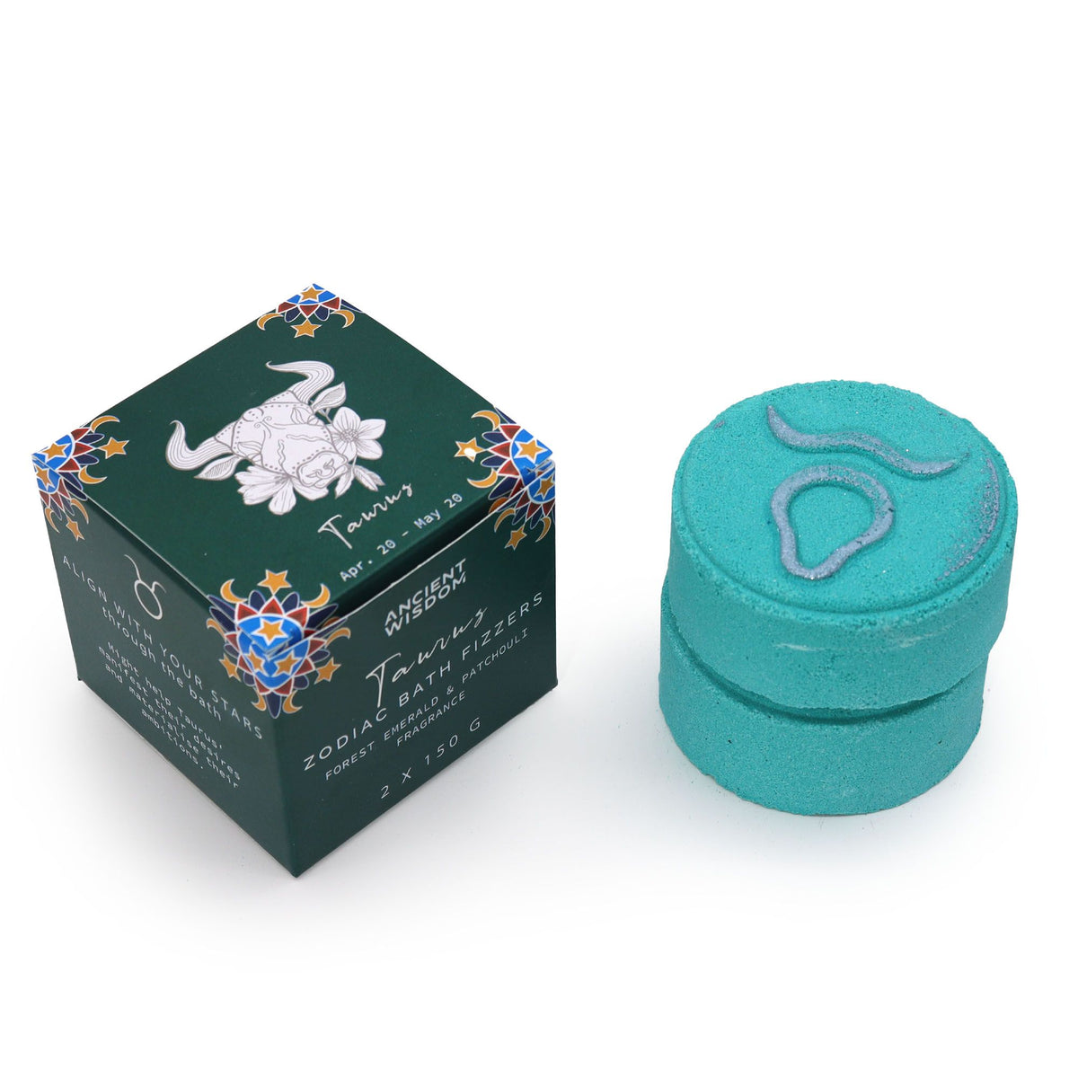 Set of Zodiac Bath Fizzers with Horoscope - Taurus product image 3