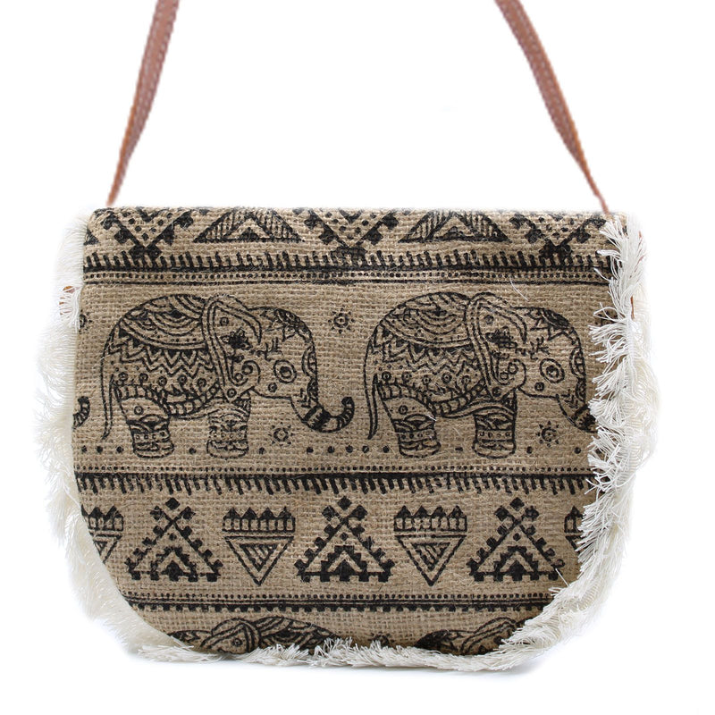 Fab Fringe Bag - Elephant Print product image