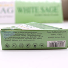 42g Jumbo Golden Nag - White Sage Backflow Incense Cones product image 3