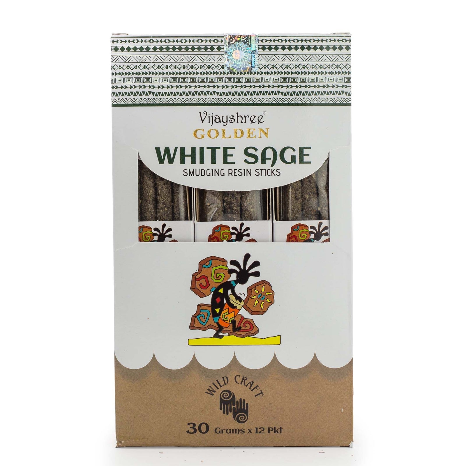 Golden White Sage Smudging Resin Sticks – 30g product image