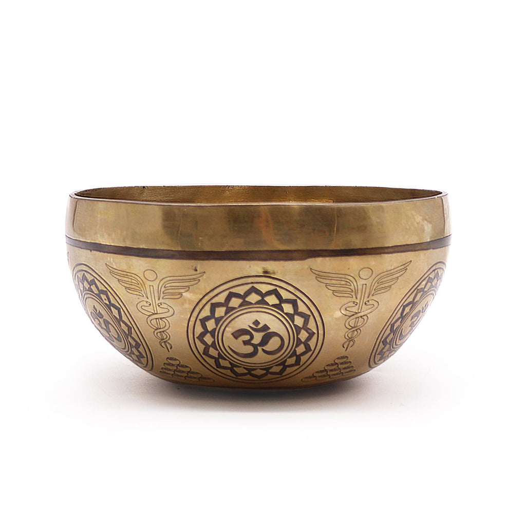 Tibetan Healing Engraved Bowl - 16cm - 7 Chakra product image