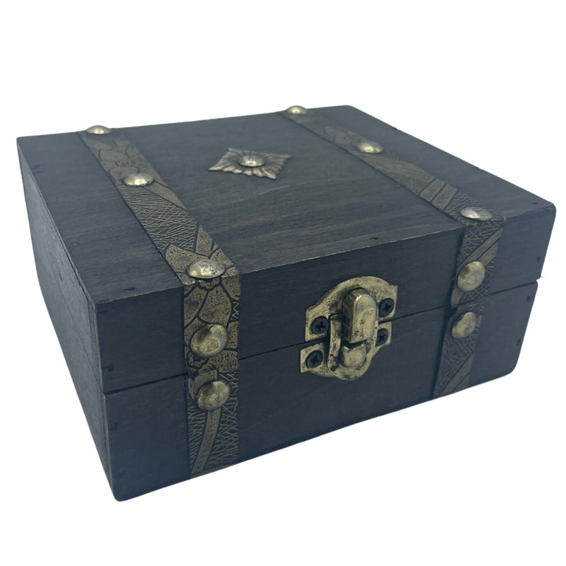 Square Tea Chest - Grey product image