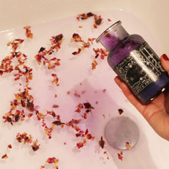 Ancient Witch Bath Spell Potion & Rose Quartz Crystal Amulet - Love product image 7
