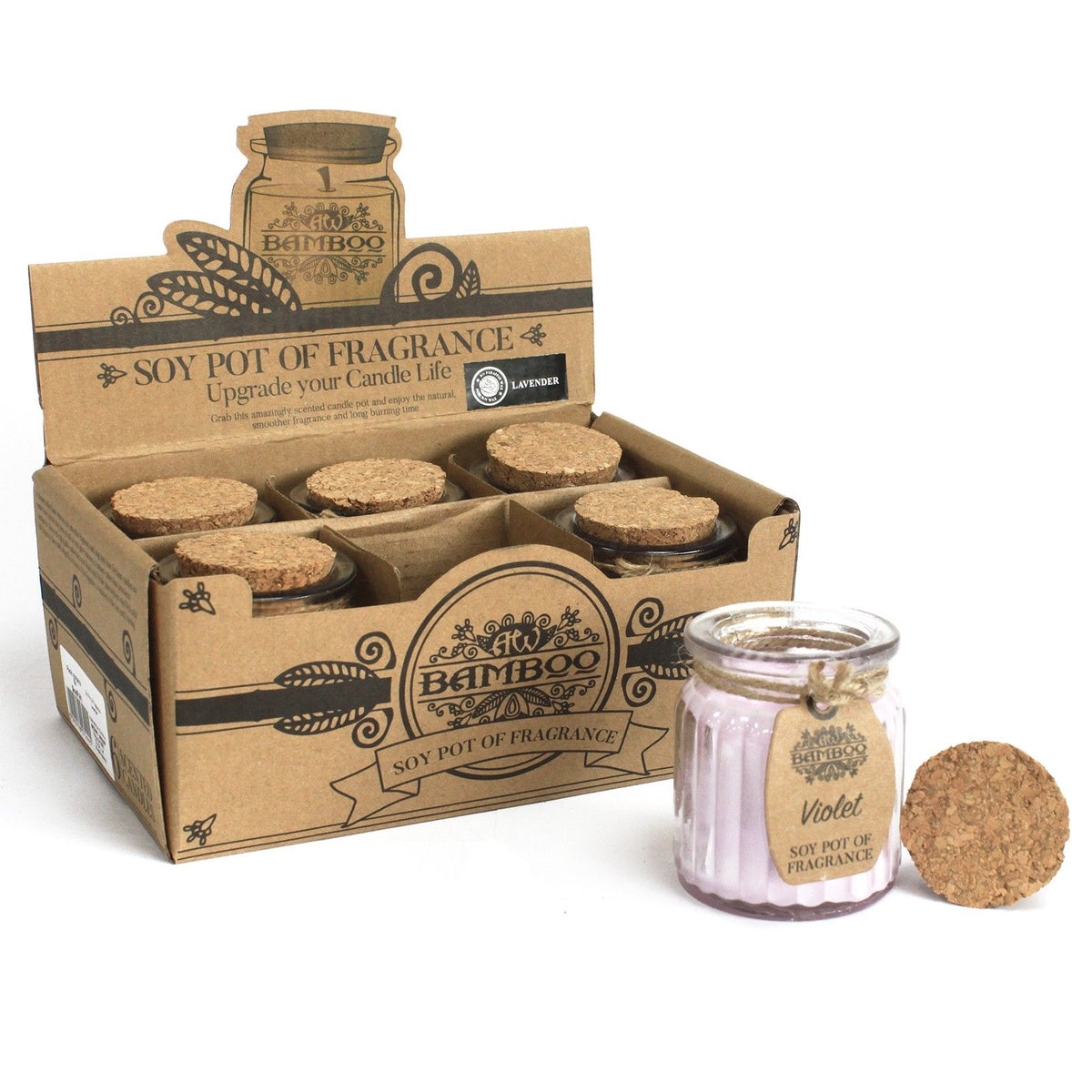 Violet Soy Pot of Fragrance Candles product image 3