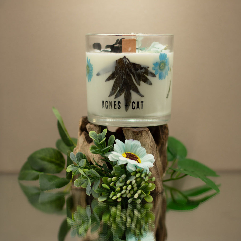 Agnes + Cat Botanical Soy Wax Candle - Seasalt & Moss product image 5