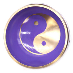 Yin & Yang Singing Bowl Set- White/Purple 10.7cm product image 7