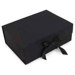Flat Pack Gift Box - Extra Large (33x25x12cm) - Black product image