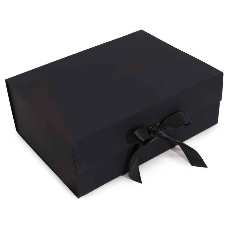 Flat Pack Gift Box - Extra Large (33x25x12cm) - Black product image