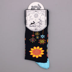 Hop Hare Bamboo Socks M/L - Mandala Flowers product image 2