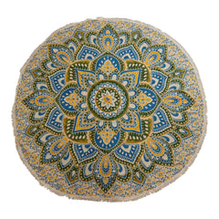 Large Mandala Roundy Art (180cm) - Yellow & Blue product image 4