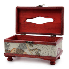 Tissue Box Old Map with Legs product image 2