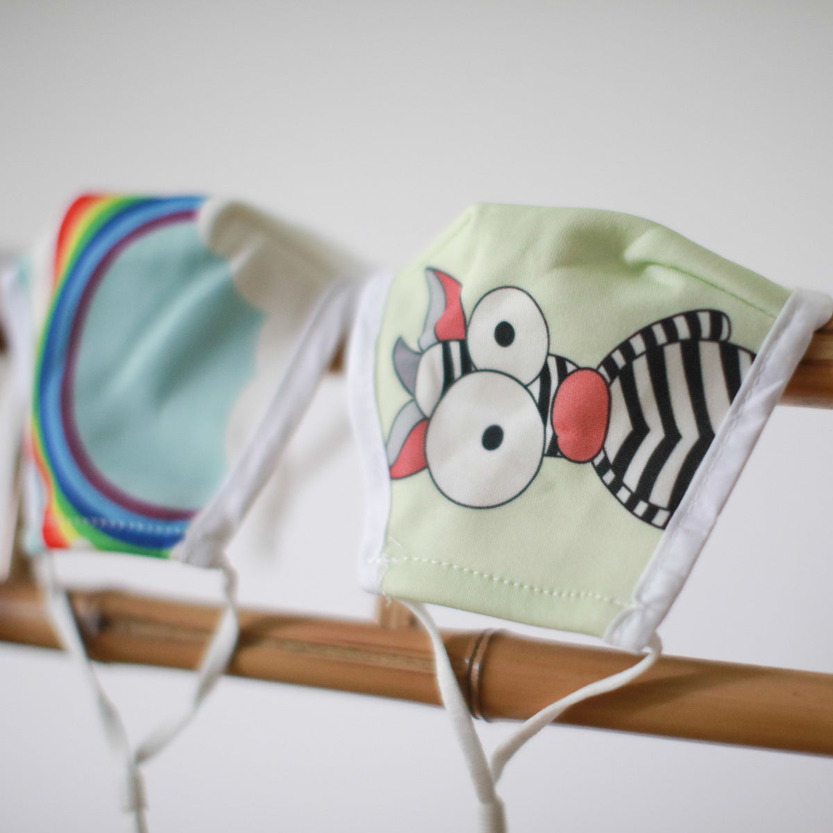 Reusable Fashion Face Mask - Crazy Zebra (Children) - product image 3