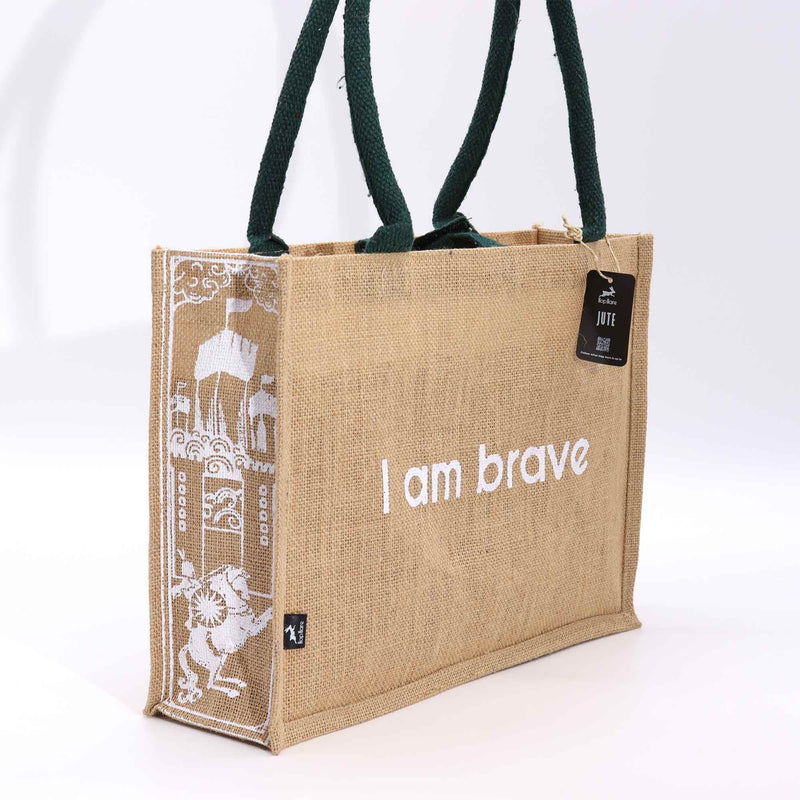 Hop Hare Jute Big Bag - I am Brave product image