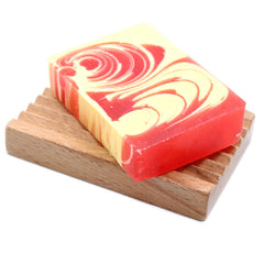 Handcrafted Soap 100g Slice - Strawberry product image 3