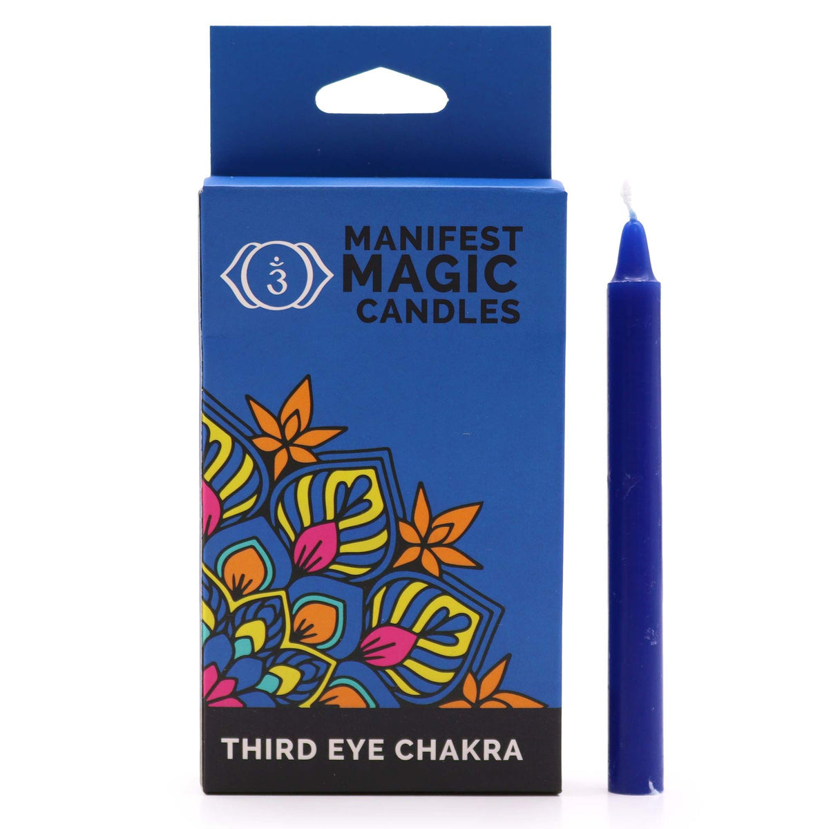 Manifest Magic Candles (pack of 12) - Indigo - Third Eye Chakra - product image 3