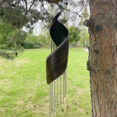 Coconut Leaf Wind Chimes - Chocolate product image