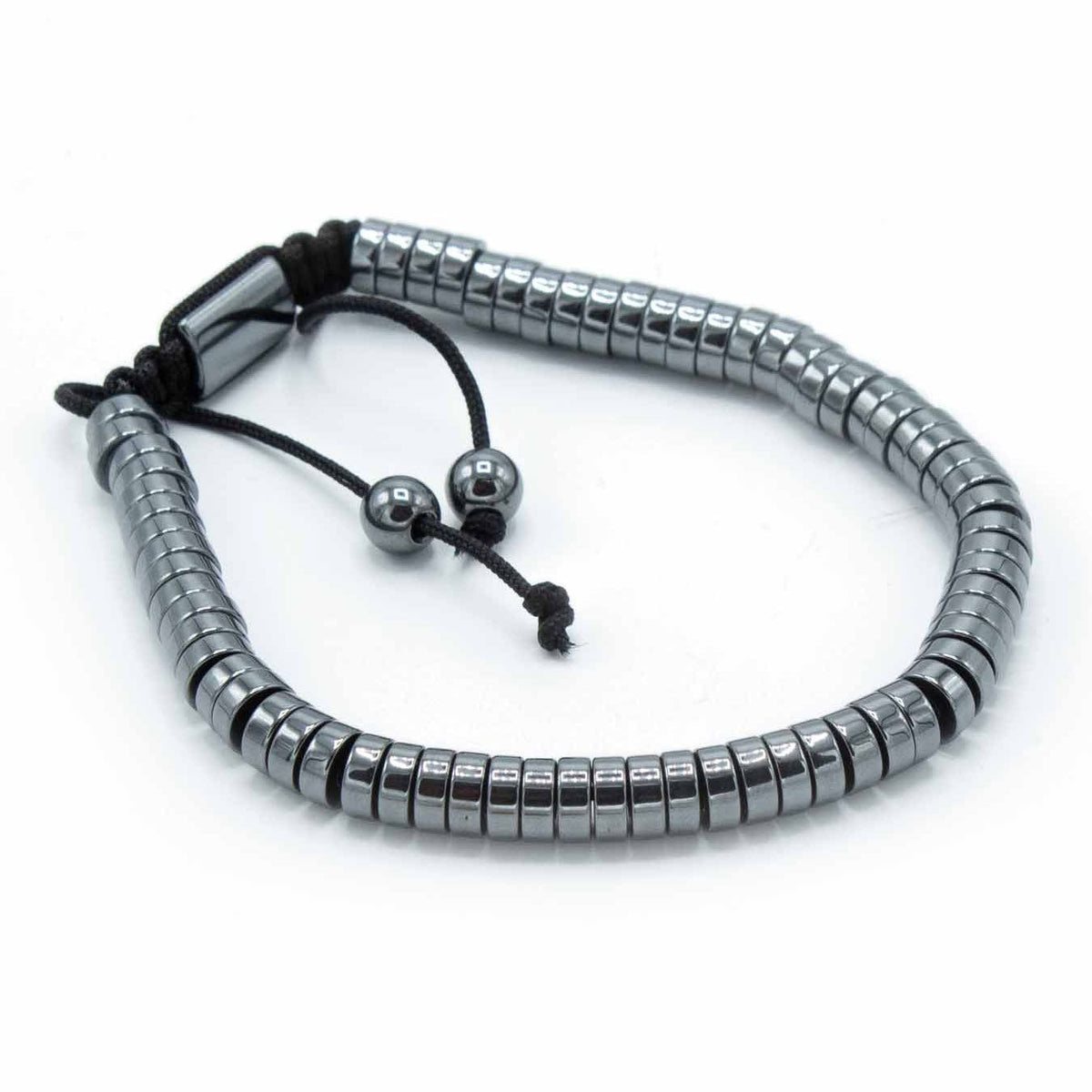 Magnetic Hematite Shamballa Bracelet - Circles product image